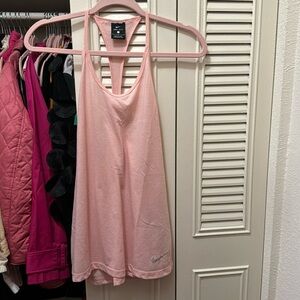 NIKE DRI-FIT IN GOOD CONDITION LIGHT PINK WORKOUT TANK TOP SIZE L
